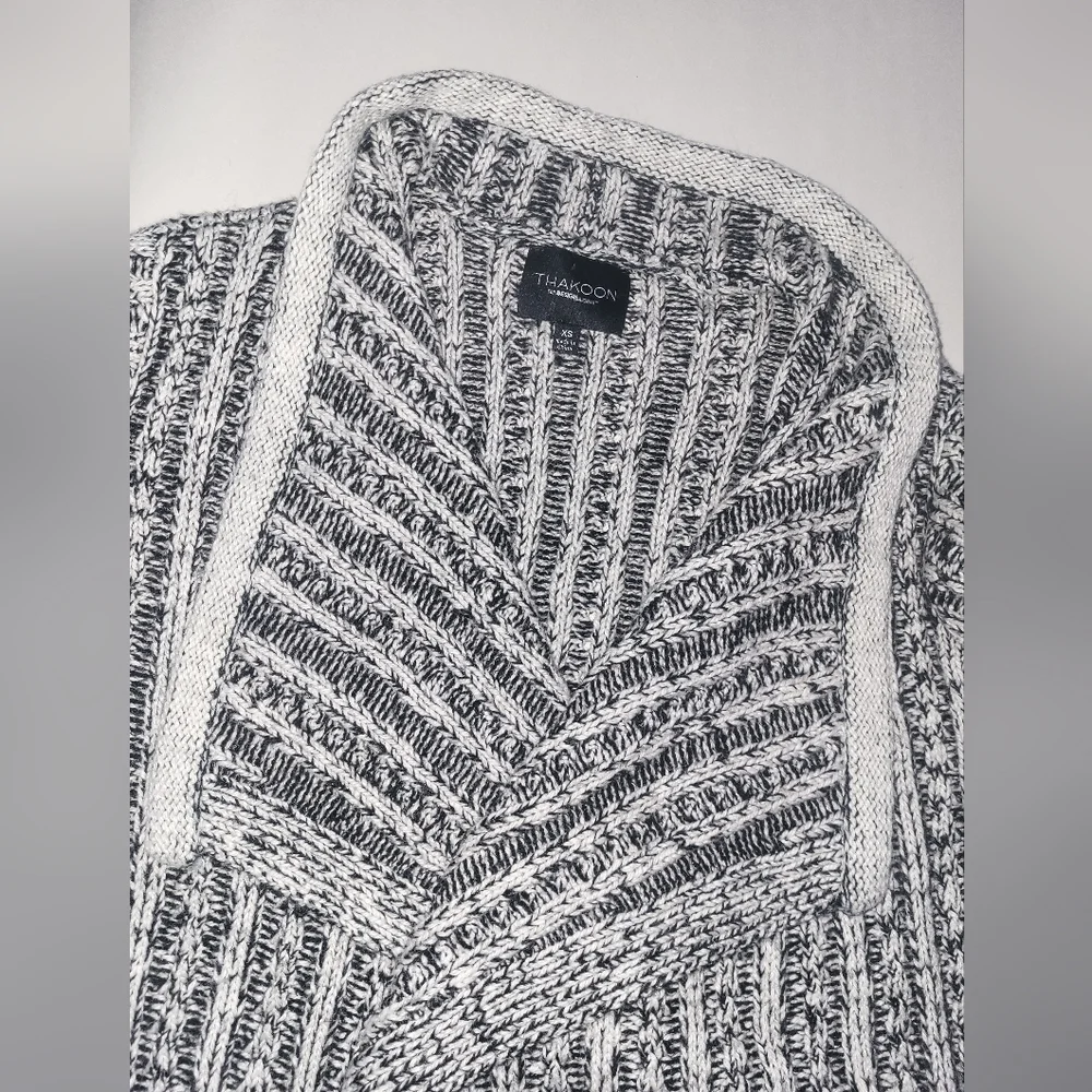 Thakoon for Design Nation Woven Cardigan Sweater Cropped Sleeve Size X Small - Picture 4 of 8